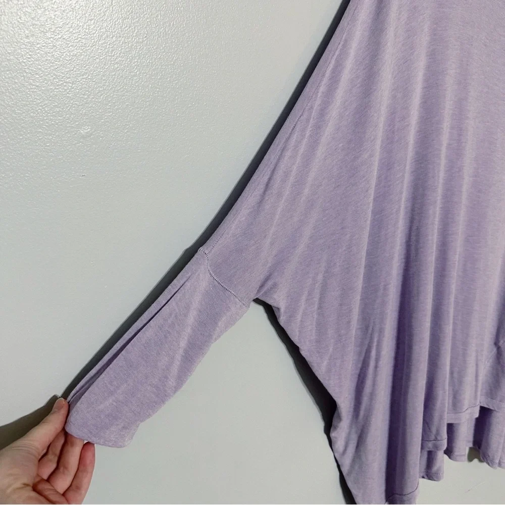 NWT Free People We The Free Terry Tee‎ Purple Smoke Tunic Size Medium